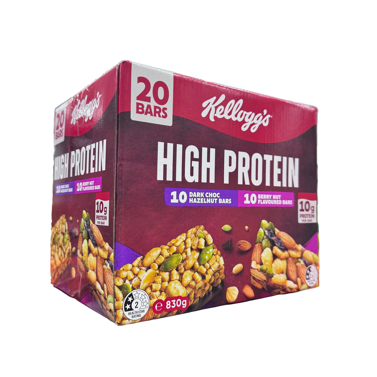 Kellogg’s High Protein Bars 20 Pack (830g) - Dark Choc & Berry Nut