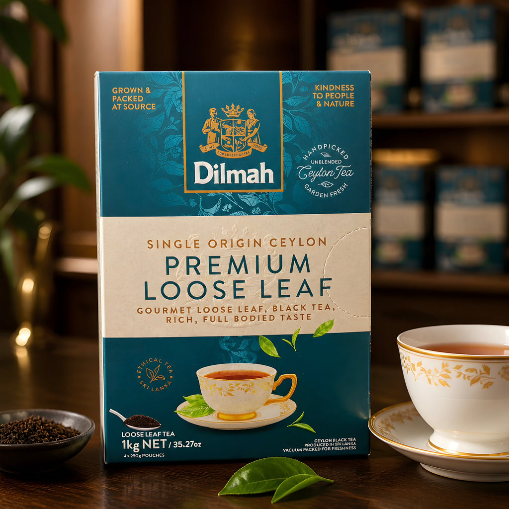 Dilmah Premium Loose Leaf Black Tea 1KG- Single Origin Ceylon Sri Lanka