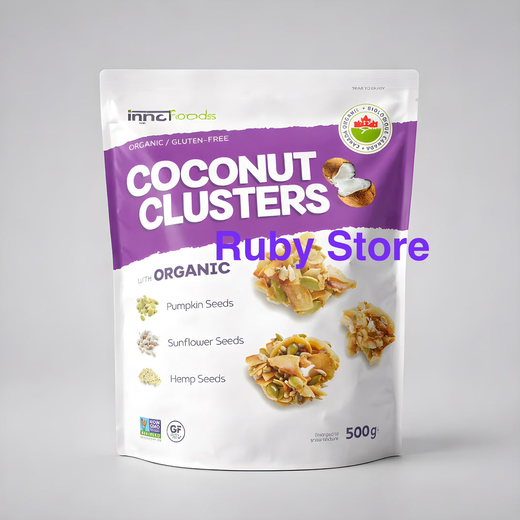 Innofoods Organic Coconut Clusters With Superseeds 500g Organic Gluten Free