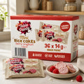 Table of Plenty Mini Rice Cakes Berry Yoghurt Topped 36 X 14g Snack Packs