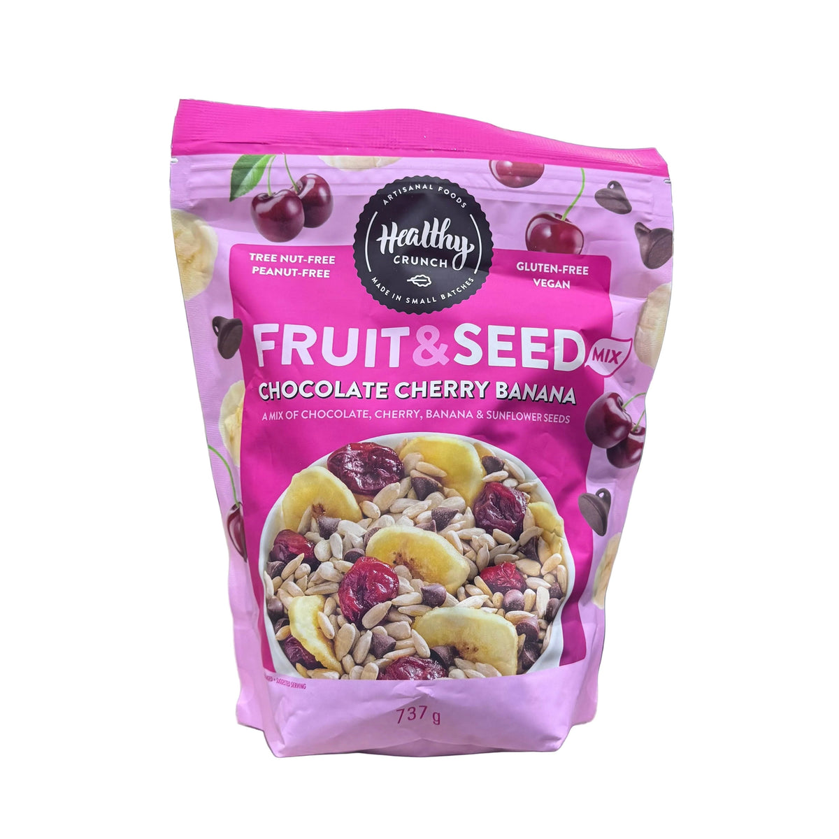 Healthy Crunch Fruit & Seed Mix - Chocolate Cherry Banana 737g