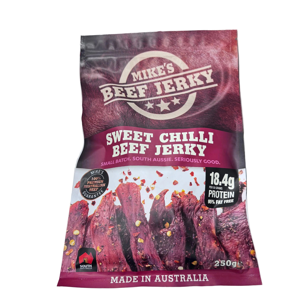 Mike's Sweet Chilli Beef Jerky 250g - Made in Australia
