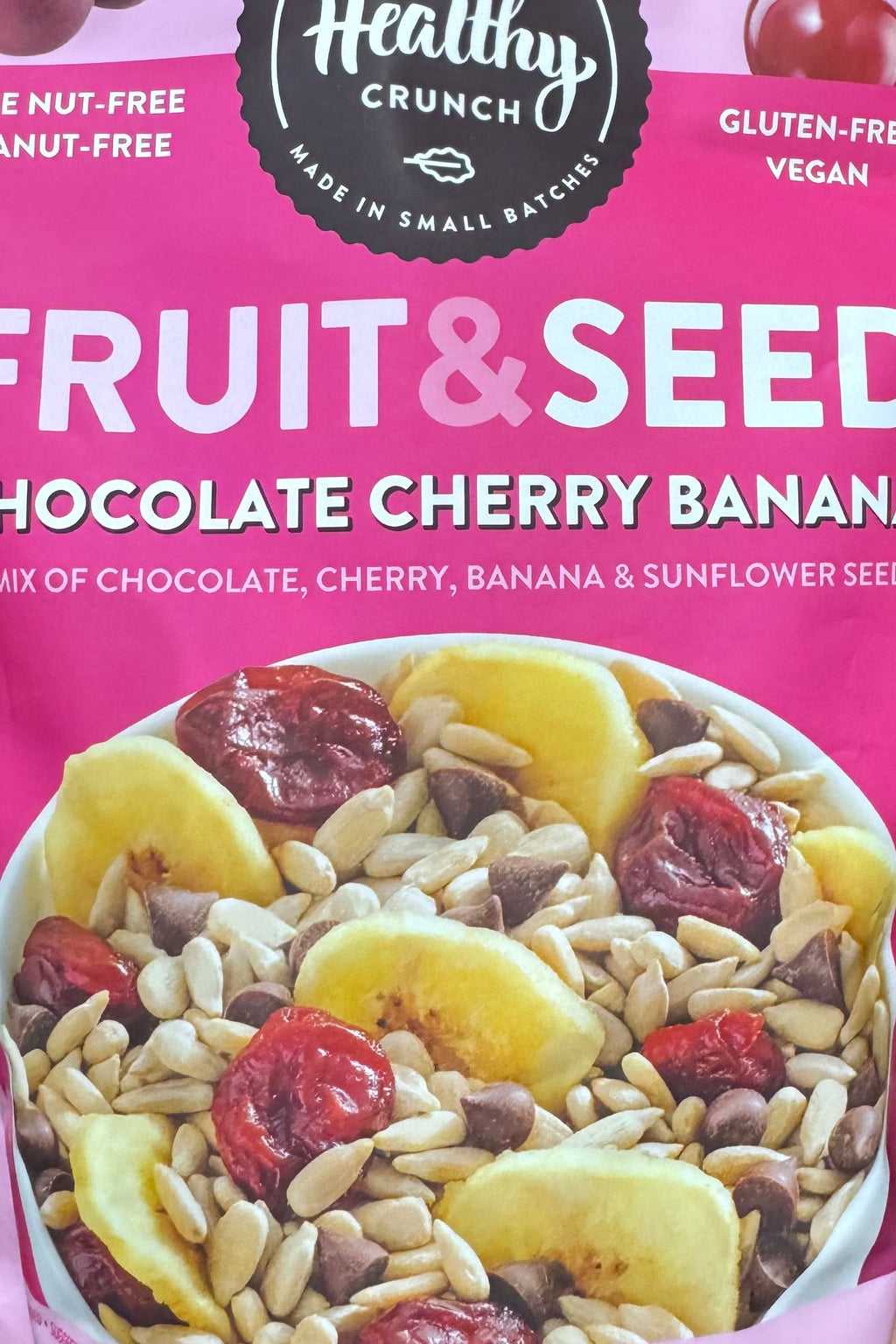 Healthy Crunch Fruit & Seed Mix - Chocolate Cherry Banana 737g
