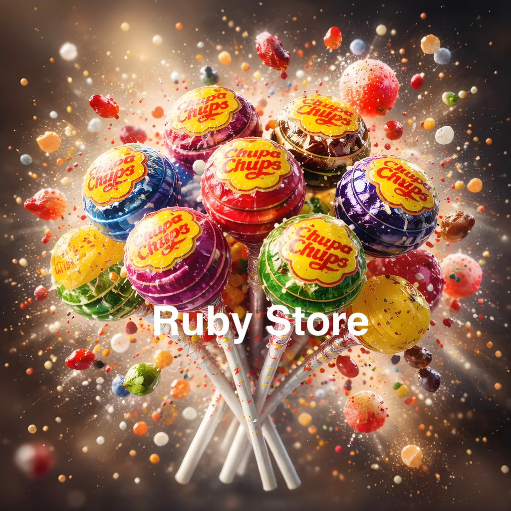 CHUPA CHUPS - 1000 X Lollipops Mega Tin Assorted Candy Sweets Lollies 1000 x 12g
