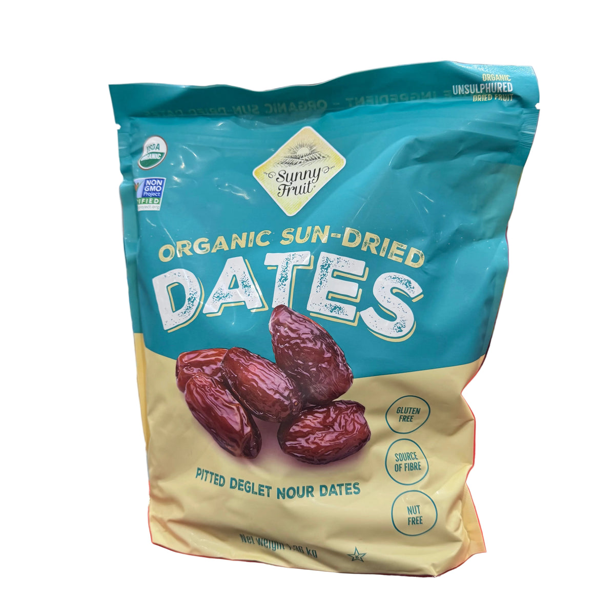 Sunny Fruit Organic Sun-Dried Pitted Deglet Nour Dates 1.36kg