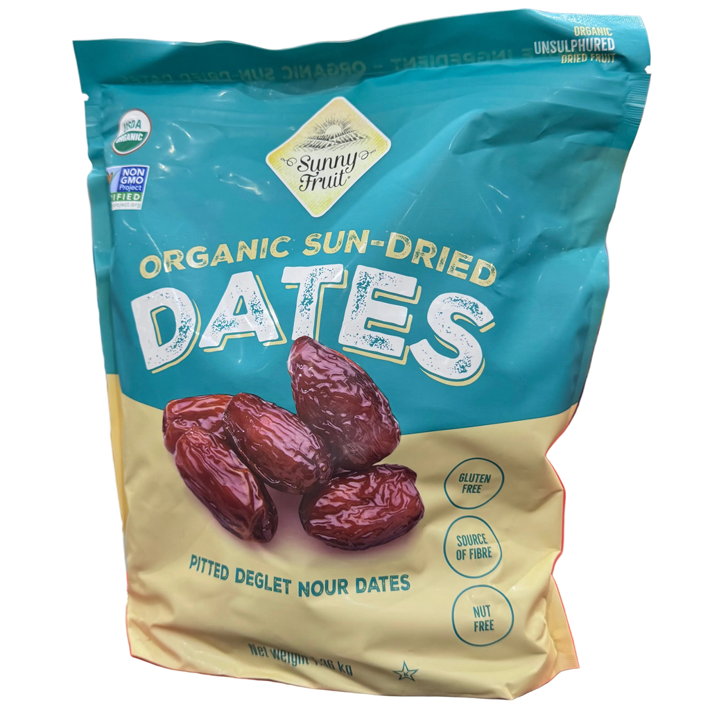 Sunny Fruit Organic Sun-Dried Pitted Deglet Nour Dates 1.36kg