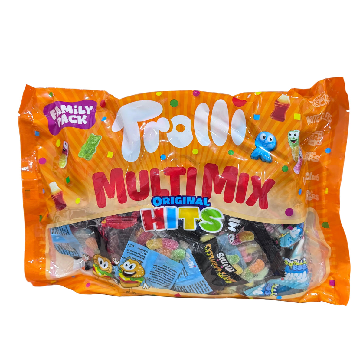 Trolli Multi Mix Original Family Pack 800g | Fruit Jelly Gummy Candy