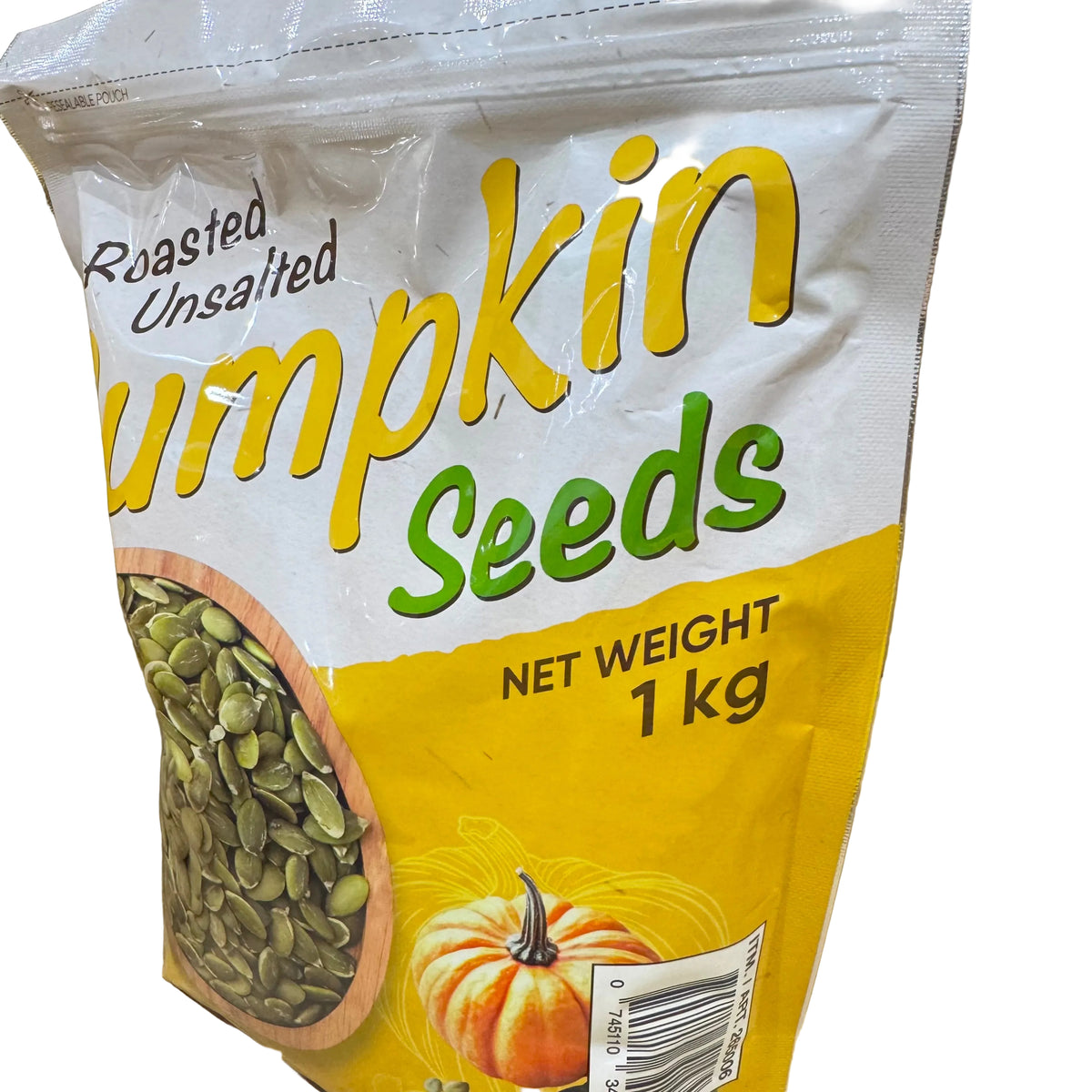 Roasted Unsalted Pumpkin Seeds 1kg – Healthy Snack Bag