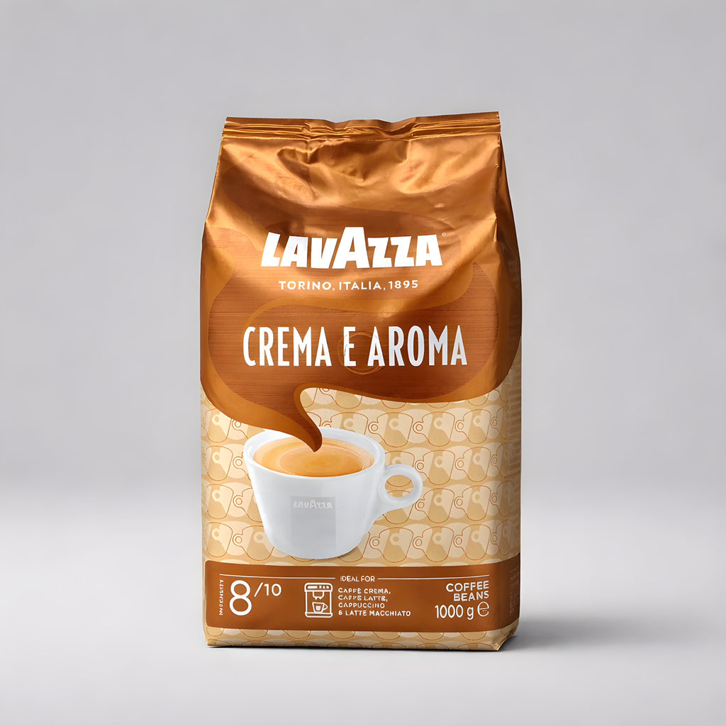 Lavazza Crema E Aroma, Medium Roast Coffee Beans 1kg Arabica & Robusta