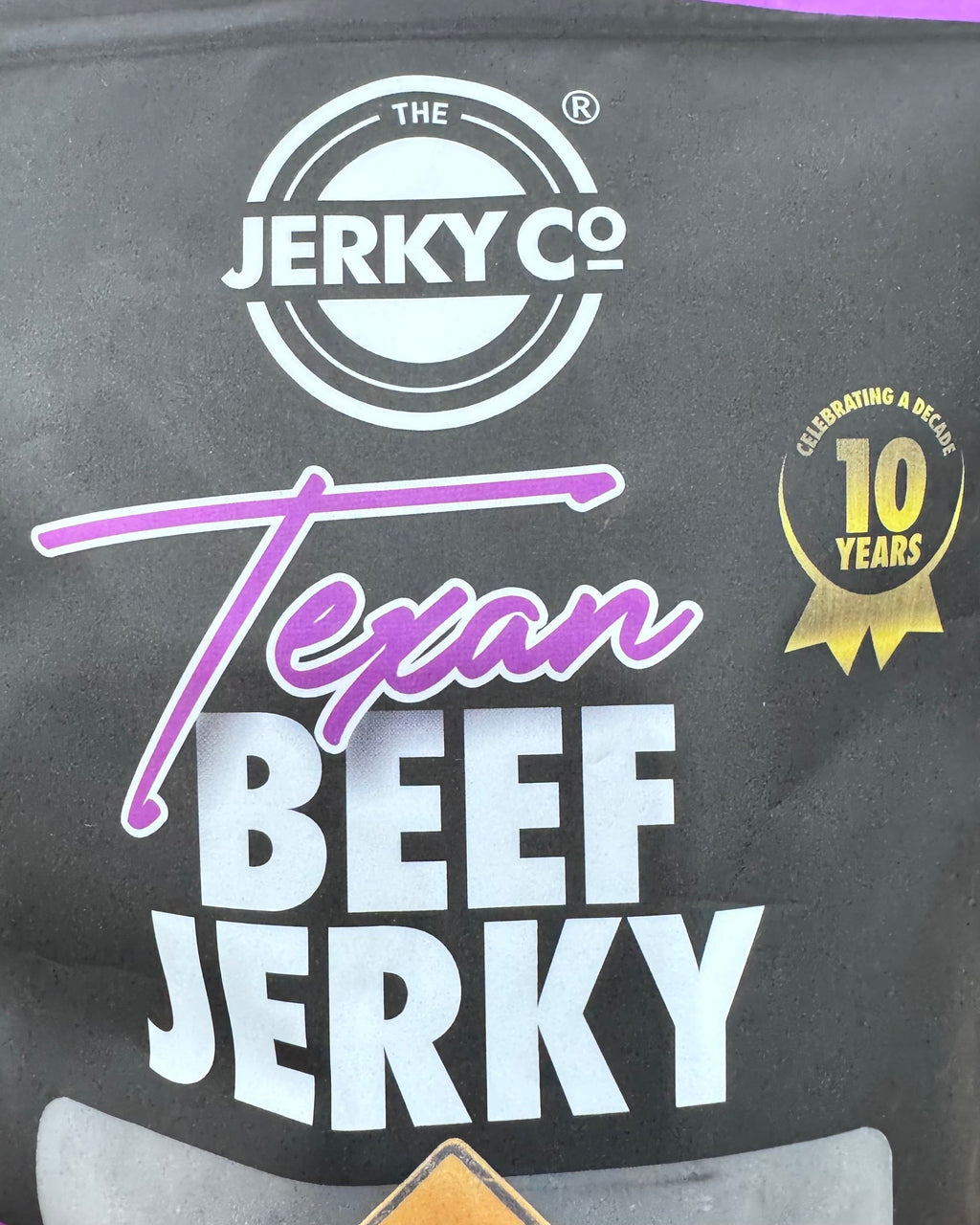 The Jerky Co Texan Beef Jerky 250g - Premium Australian MSA Beef