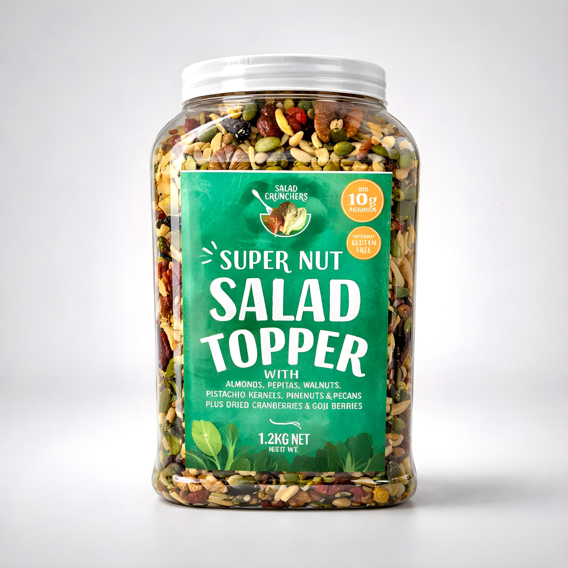 Salad Crunchers Salad Topper 1.2kg Nuts & Seeds Gluten Free Vegan, Super Nut