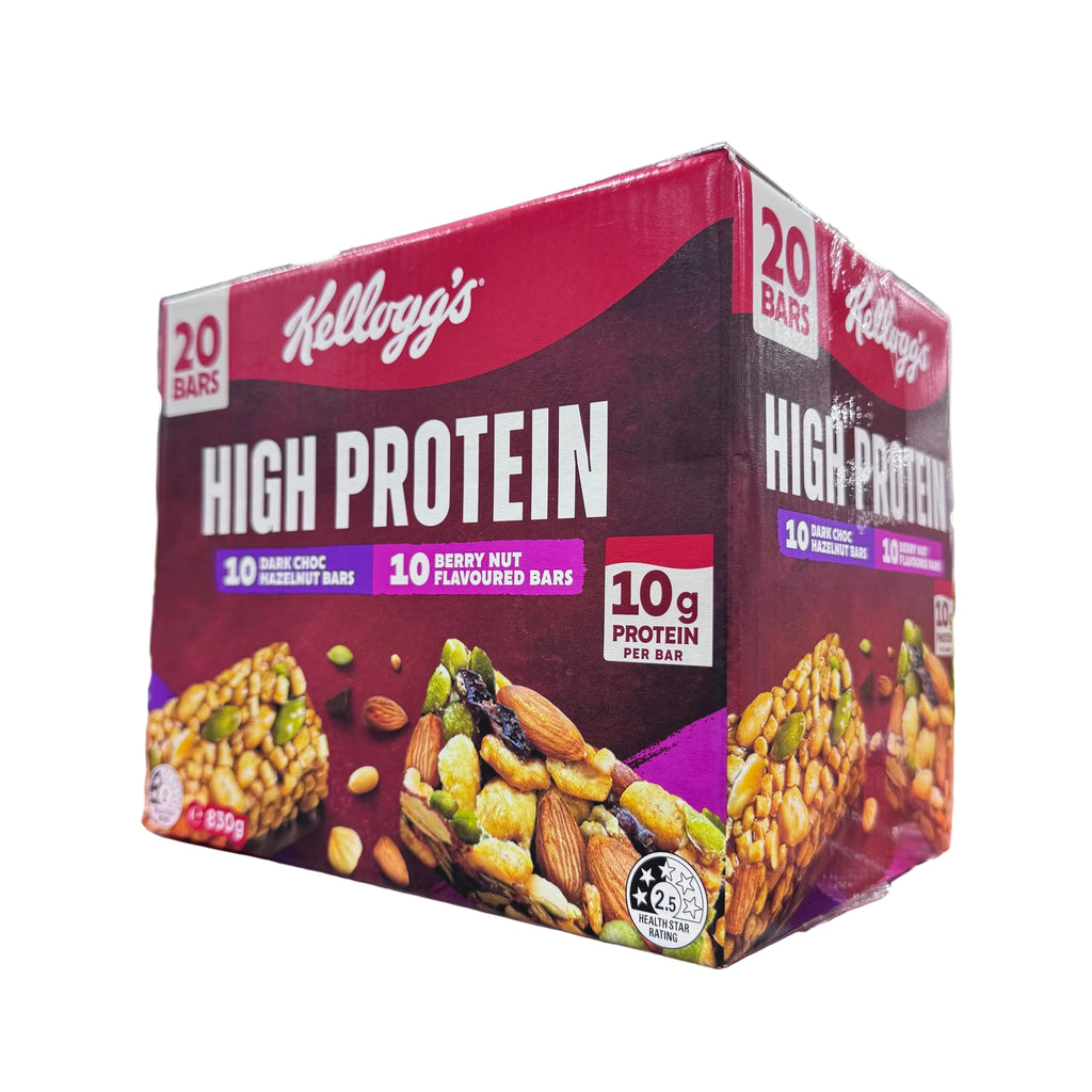Kellogg’s High Protein Bars 20 Pack (830g) - Dark Choc & Berry Nut