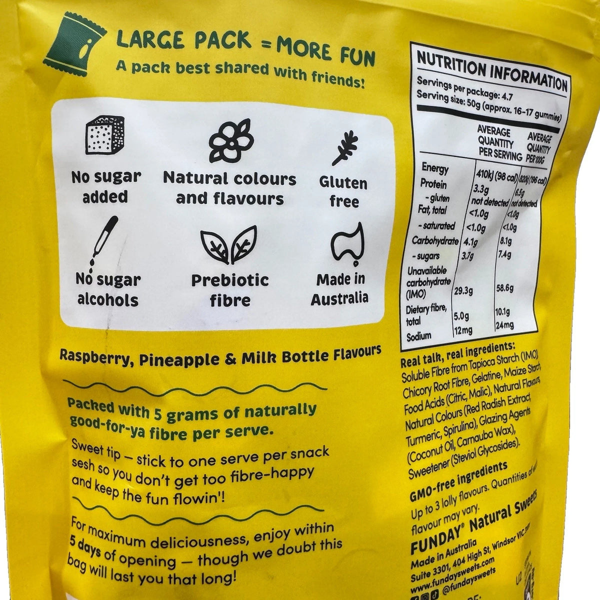 Funday Natural Sweets No Sugar Added Party Mix 235g
