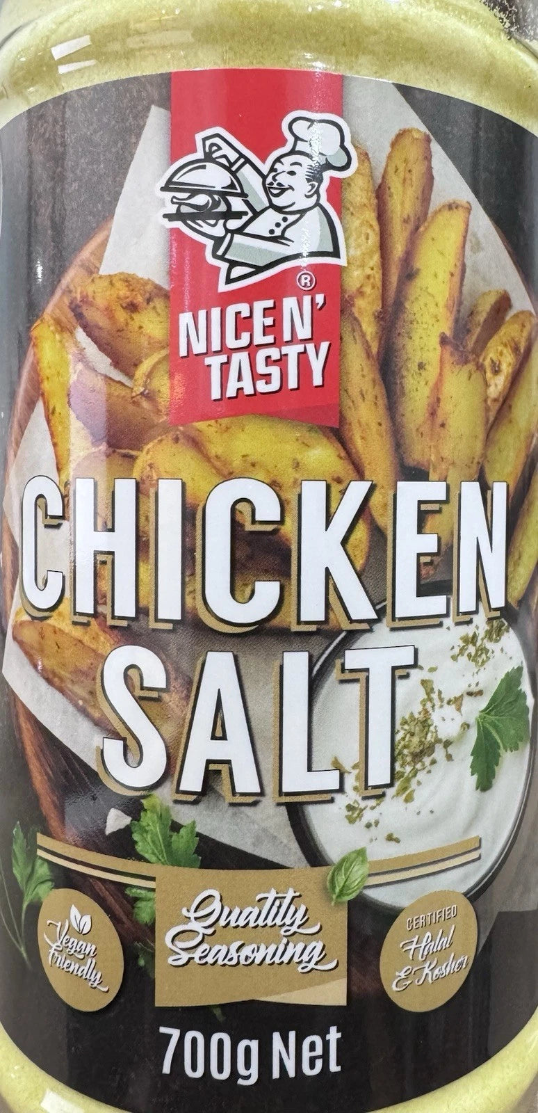 Nice N Tasty Chicken Salt Seasoning Size Large 700g, Shaker Fries Chips