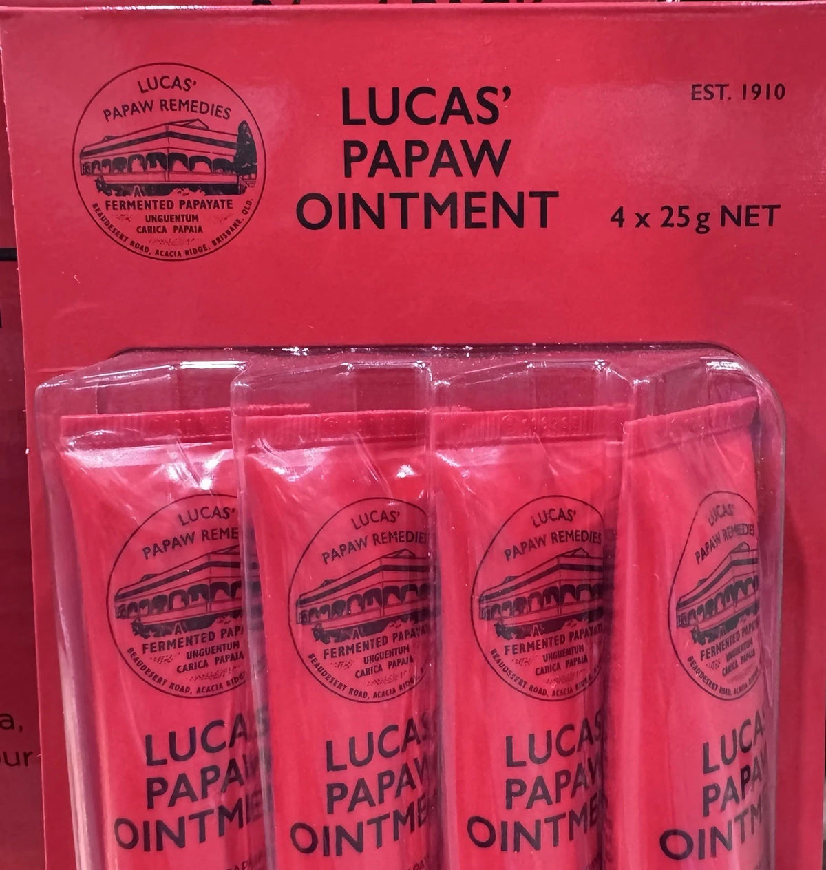 Lucas Papaw Ointment 4 x 25g