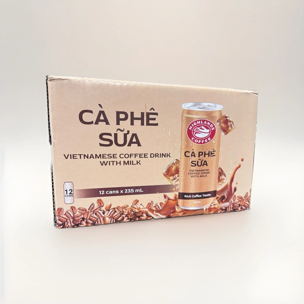 Highlands Vietnamese Coffee with Milk, Authentic Vietnamese Taste, Pack of 12