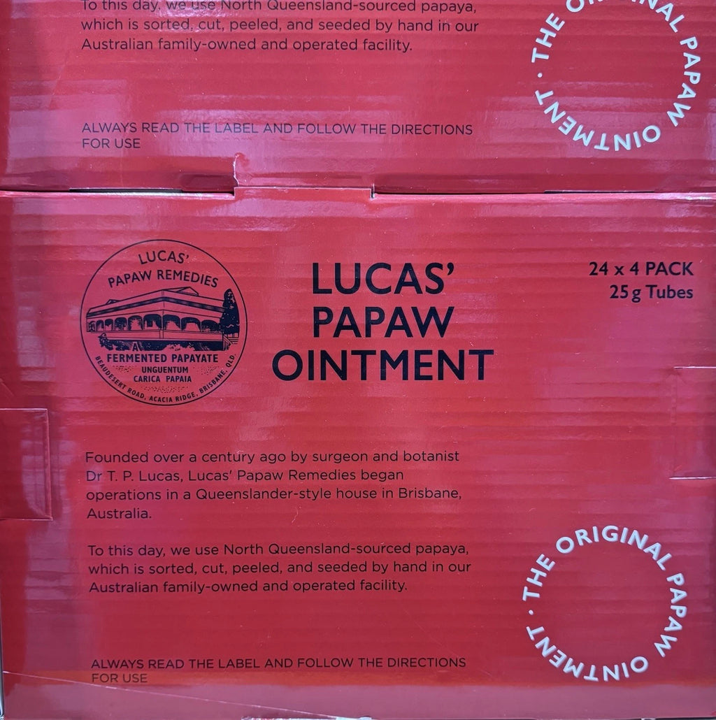 Lucas Papaw Ointment 4 x 25g