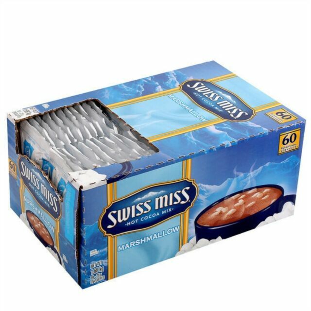 Swiss Miss Hot Cocoa Mix & Marshmallow 28g x 60 Pack, 1.68kg Hot Chocolate *NEW*
